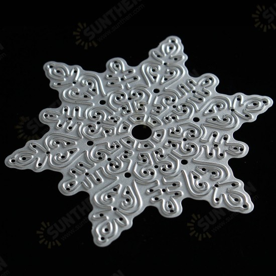 Metal Snowflake Christmas Cutting Dies DIY Scrapbooking Album Paper Card Decor