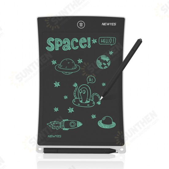 8.5-Inch Writing Board Monochrome Screen B085N Writing Tablet Drawing Handwriting Pad Message Board Kids Writing Board Educational Toys