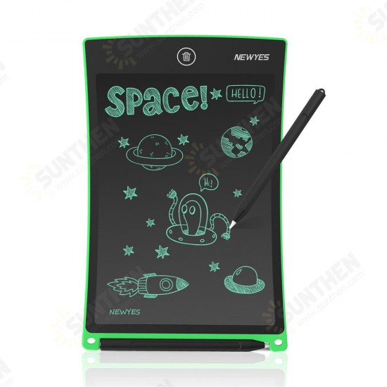 8.5-Inch Writing Board Monochrome Screen B085N Writing Tablet Drawing Handwriting Pad Message Board Kids Writing Board Educational Toys