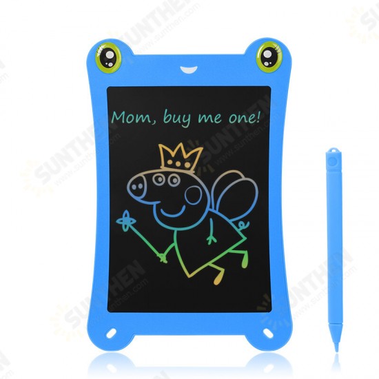 8.5 inch Frog Colors screen LCD Writing Tablet Drawing Handwriting Pad Message Board Kids Writing Board Educational