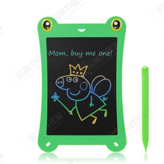 8.5 inch Frog Colors screen LCD Writing Tablet Drawing Handwriting Pad Message Board Kids Writing Board Educational