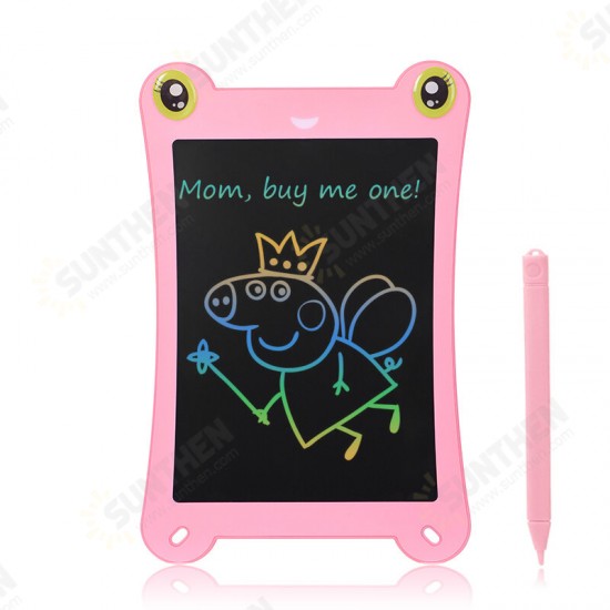 8.5 inch Frog Colors screen LCD Writing Tablet Drawing Handwriting Pad Message Board Kids Writing Board Educational