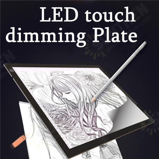 USB LED Touch Dimming Animation Linyi Writing Tablet Painting Toys