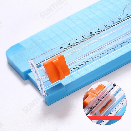 857 A4 Portable Paper Cutter Plastic Paper Cutters and Trimmers Stationery Photo Paper Cutting Mat Tool