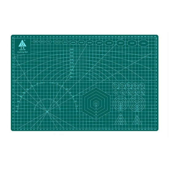 A3 Cutting Board Plastic Hand Pad Double Side Manual Model for Advertising Carving Pad