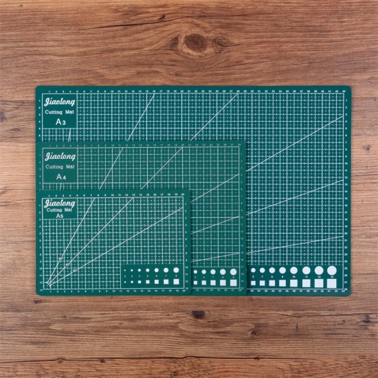 A3/A4/A5 Green Cutting Mat 3mm Thick Double Sided Durable Cut Board Patchwork Tool DIY Handmade Cutting Plate