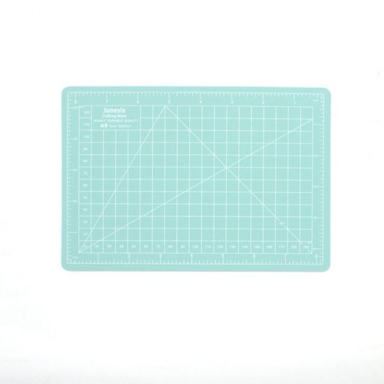 A5 Cutting Map Manual Model Cutting Pad Paper Cutting Pad Manual DIY Tool Cutting Board Durable PVC Craft Card for Student Home Office