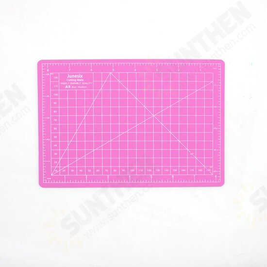 A5 Cutting Map Manual Model Cutting Pad Paper Cutting Pad Manual DIY Tool Cutting Board Durable PVC Craft Card for Student Home Office