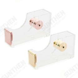 M029 Transparent Acrylic Tape Cutter Classic Design Tape Dispenser Stationery for School Office Desktop M029 Transparent Acrylic Tape Cutter Classic Design Tape Dispenser Stationery for School Office Desktop