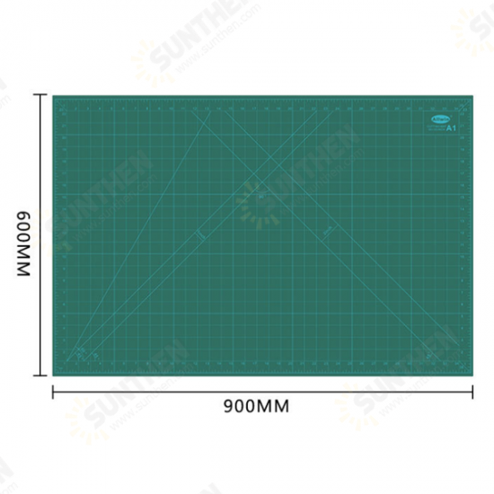 Ou Ge 883A1 Three-layer Black Core A1 Cutting Mat Non-standard Size In Green For Office Stationary Supplies