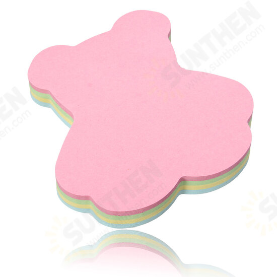 1 Pcs Sticky Note Color Post Note Paper Sticker Cute Candy Color Sticky Notes Stationery Papers Bookmark Office School Supplies