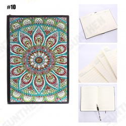 10 Styles 80 Pages A5 Notebook DIY Diamond Painting Notepad 5D Full Rhinestone 10 Styles 80 Pages A5 Notebook DIY Diamond Painting Notepad 5D Full Rhinestone