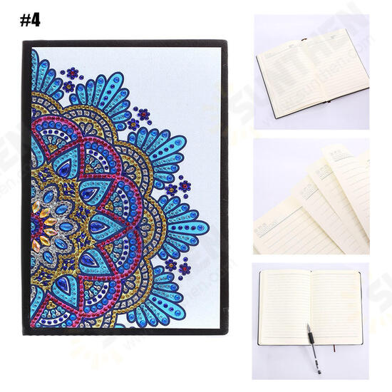 10 Styles 80 Pages A5 Notebook DIY Diamond Painting Notepad 5D Full Rhinestone