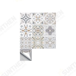 10pcs Moroccan Self-adhesive Wall Sticker Waterproof Bathroom Kitchen Decor Wall Stair Floor Tile Sticker 10pcs Moroccan Self-adhesive Wall Sticker Waterproof Bathroom Kitchen Decor Wall Stair Floor Tile Sticker