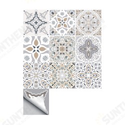 10pcs Moroccan Self-adhesive Wall Sticker Waterproof Bathroom Kitchen Decor Wall Stair Floor Tile Sticker 10pcs Moroccan Self-adhesive Wall Sticker Waterproof Bathroom Kitchen Decor Wall Stair Floor Tile Sticker