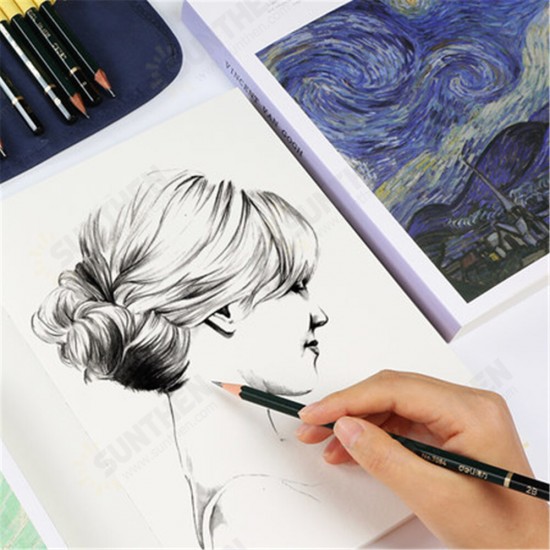 16K Thick Sketch Book Creative Painting Graffiti Drawing Sketching Book Art Color Lead Watercolor Sketching Book