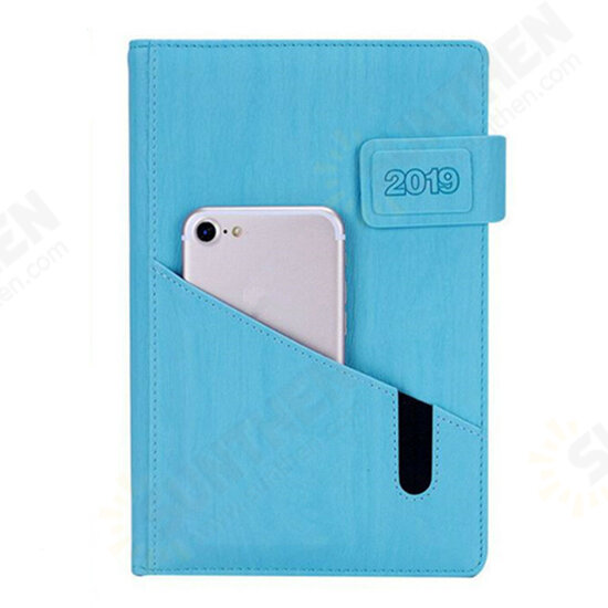 2019 A5 Planner Diary Scheduler School Study Notebook Diary Weekly Planner Notebook School Office Supplies for Phone