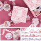3 Rolls 7 Styles Hot Foil Paper Tape 3M Decorative Tapes Office School Stationery Supplies Decoration