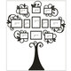 3D Family Tree Photo Picture Frame Collage Wall Stickers Art Home Decor