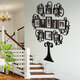 3D Family Tree Photo Picture Frame Collage Wall Stickers Art Home Decor