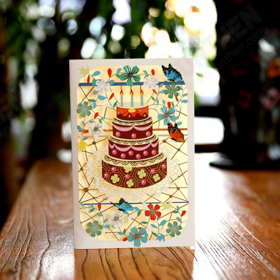 3D Vintage Creative Greeting Cards Birthday Gift Decoration Card Greeting Card