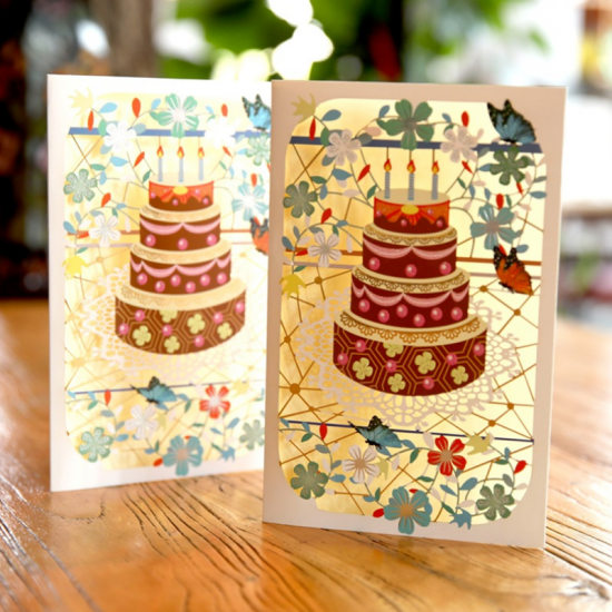 3D Vintage Creative Greeting Cards Birthday Gift Decoration Card Greeting Card
