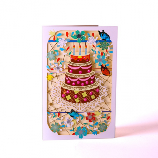 3D Vintage Creative Greeting Cards Birthday Gift Decoration Card Greeting Card