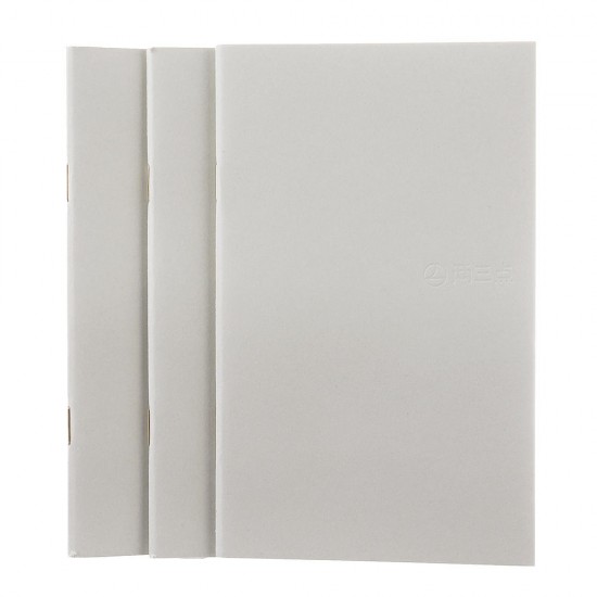 3pcs Notebook 48 Page 105mm x 170mm Drawing Writing For Painter School Student