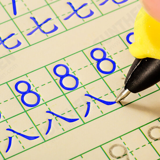4 Types Practice Writing Paste Numbers Letters Painting Arithmetic Exercise Book 4 Types Practice Writing Paste Numbers Letters Painting Arithmetic Exercise Book