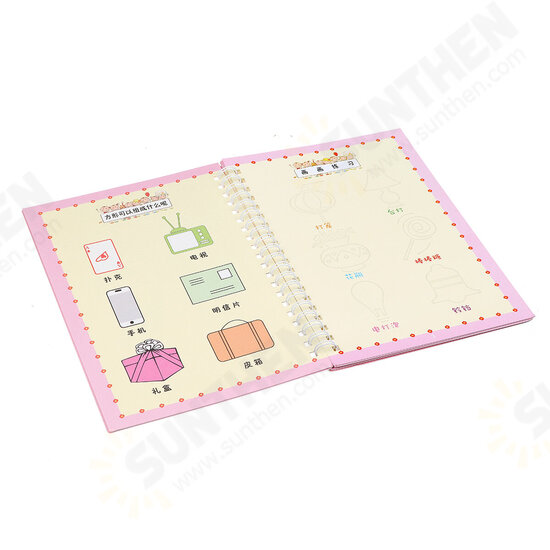 4 Types Practice Writing Paste Numbers Letters Painting Arithmetic Exercise Book 4 Types Practice Writing Paste Numbers Letters Painting Arithmetic Exercise Book