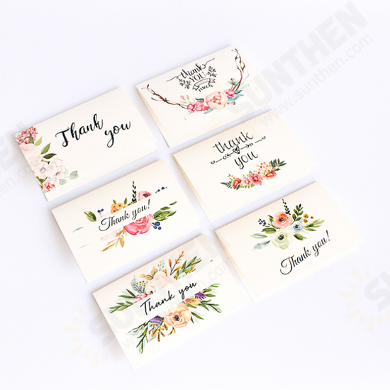 6Pcs Multiple Types Greeting Cards Thanksgiving Holiday Gift Card Universal