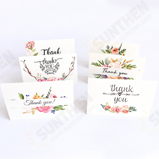 6Pcs Multiple Types Greeting Cards Thanksgiving Holiday Gift Card Universal