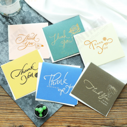 6Pcs Paper Thank You Greeting Cards Gift Decoration Card Greeting Card 6Pcs Paper Thank You Greeting Cards Gift Decoration Card Greeting Card