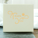 6Pcs Paper Thank You Greeting Cards Gift Decoration Card Greeting Card