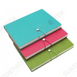 A4 Planner Synthetic Leather Loose Leaf Weekly Notebook with 180 Sheets A4 Planner Synthetic Leather Loose Leaf Weekly Notebook with 180 Sheets