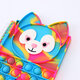 A5 40 Push Up Notebook Silicone Stress Relief Bubble Diary Book for Students Adults Office School