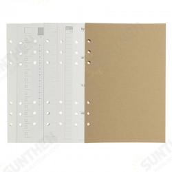 A5 Loose Leaf Notebook Refill Spiral Binder Inside Paper Dairy Weekly Monthly Plan To Do Line Kraft A5 Loose Leaf Notebook Refill Spiral Binder Inside Paper Dairy Weekly Monthly Plan To Do Line Kraft
