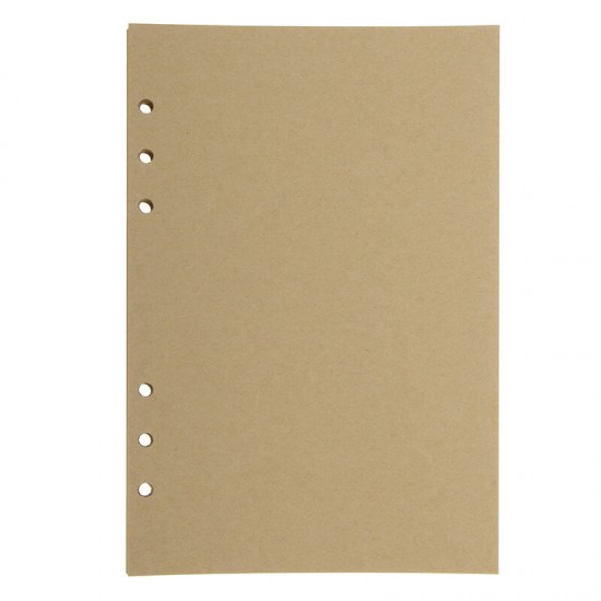 A5 Loose Leaf Notebook Refill Spiral Binder Inside Paper Dairy Weekly Monthly Plan To Do Line Kraft