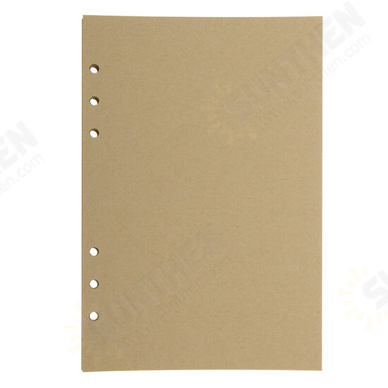 A5 Loose Leaf Notebook Refill Spiral Binder Inside Paper Dairy Weekly Monthly Plan To Do Line Kraft