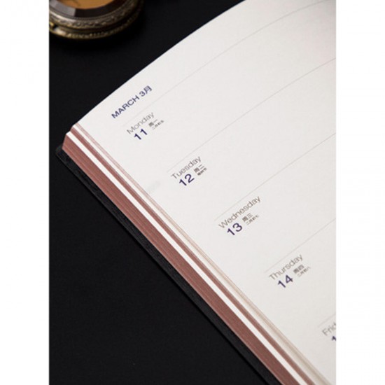 A5 Schedule Notebook Journal Planner Calendar Diary