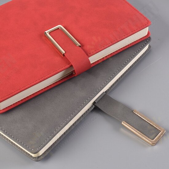 A5 Thickened 80g Notebook Simple Design Fabric with Magnetic Buckle Handbook Writing Notebook For Office Business