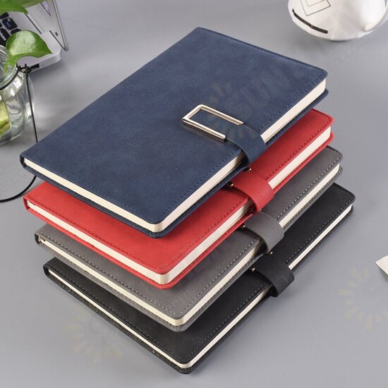 A5 Thickened 80g Notebook Simple Design Fabric with Magnetic Buckle Handbook Writing Notebook For Office Business