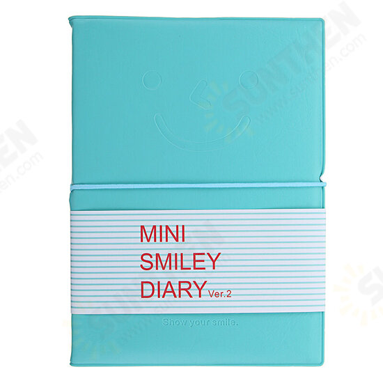 Candy Colors Charming Smiley Paper Diary Notebook Memo Book leather Note Pads Stationery Pocketbook