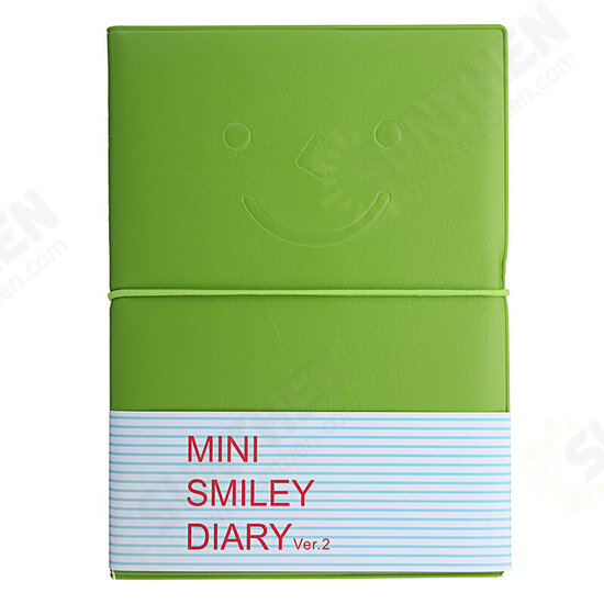 Candy Colors Charming Smiley Paper Diary Notebook Memo Book leather Note Pads Stationery Pocketbook