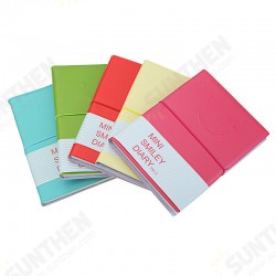 Candy Colors Charming Smiley Paper Diary Notebook Memo Book leather Note Pads Stationery Pocketbook Candy Colors Charming Smiley Paper Diary Notebook Memo Book leather Note Pads Stationery Pocketbook