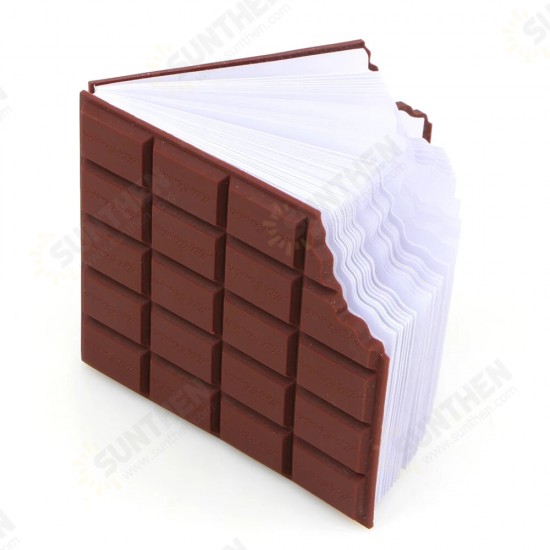 Chocolate Stickers Book Creative Chocolate Cookies Shape Memo Sticker Pad Dairy Note Notebook For Office Supplies