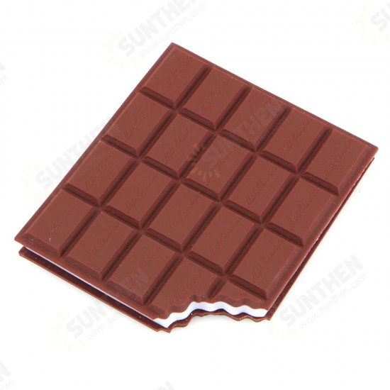 Chocolate Stickers Book Creative Chocolate Cookies Shape Memo Sticker Pad Dairy Note Notebook For Office Supplies