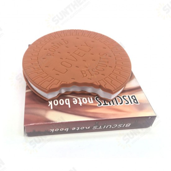 Chocolate Stickers Book Creative Chocolate Cookies Shape Memo Sticker Pad Dairy Note Notebook For Office Supplies