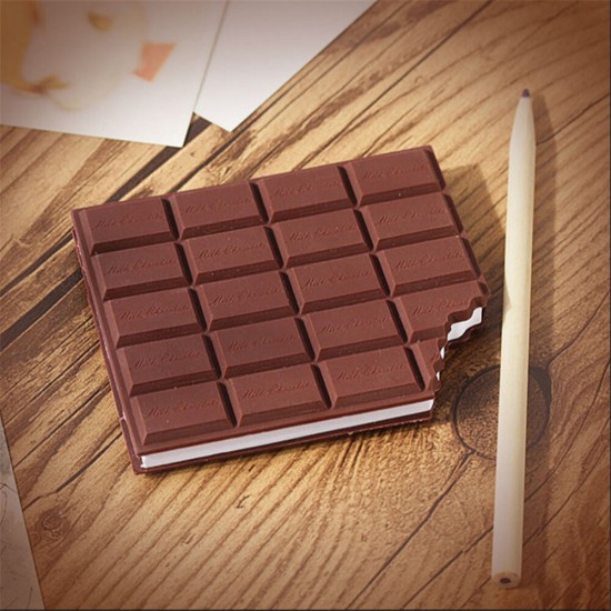 Chocolate Stickers Book Creative Chocolate Cookies Shape Memo Sticker Pad Dairy Note Notebook For Office Supplies