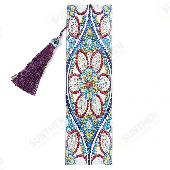 DIY Beaded Bookmarks 5D Diamond Painting Peacock Butterfly Flower Art Craft Embroidery Stitch Kit Handmade Gifts